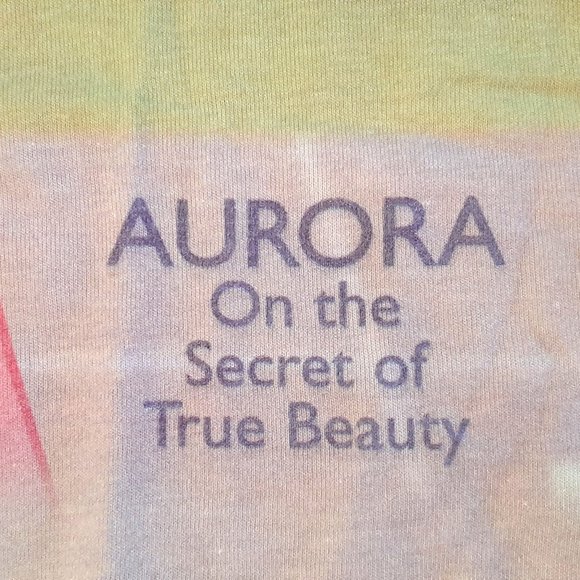 Disney Store Princess Aurora Royal Living ladies Xsmall All over print shirt new - Picture 7 of 8